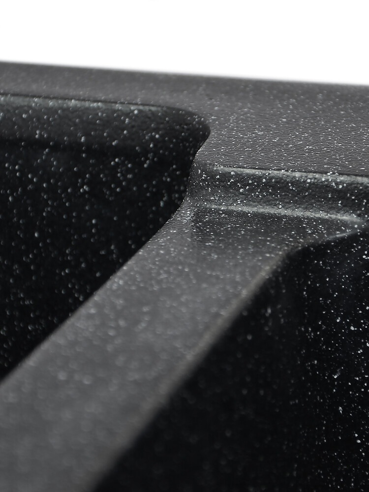 Мойка SANTREK AQUA PRO BOXY SA-B780K 2 чаши 780*510 мм (черный-308) (без сифона)