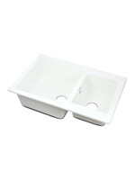 Мойка SANTREK AQUA PRO BOXY SA-B780K 2 чаши 780*510 мм (иней-321) (без сифона)