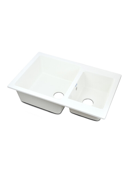 Мойка SANTREK AQUA PRO BOXY SA-B780K 2 чаши 780*510 мм (иней-321) (без сифона)