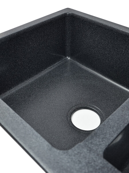 Мойка SANTREK AQUA PRO BOXY SA-B780K 2 чаши 780*510 мм (графит-309) (без сифона)