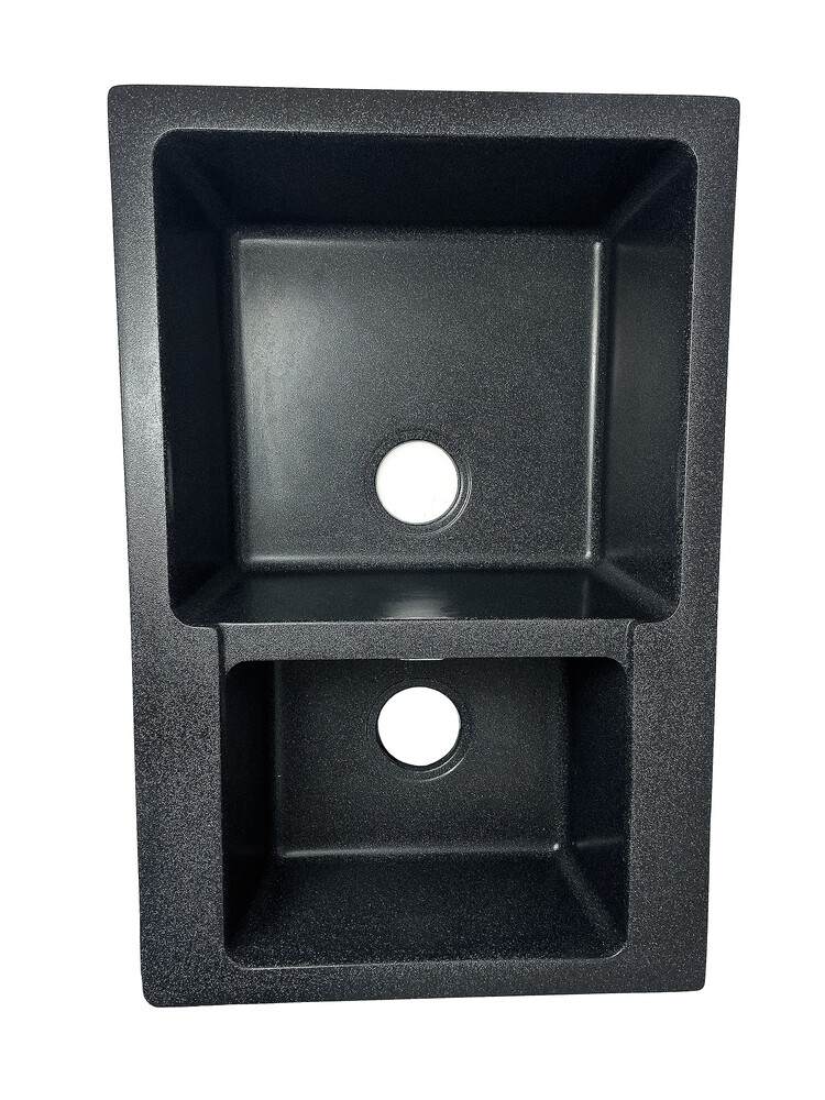 Мойка SANTREK AQUA PRO BOXY SA-B780K 2 чаши 780*510 мм (графит-309) (без сифона)