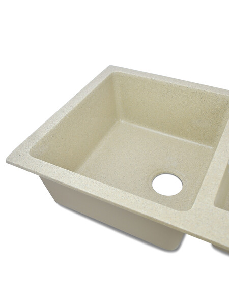 Мойка SANTREK AQUA PRO BOXY SA-B780K 2 чаши 780*510 мм (песок-302) (без сифона)