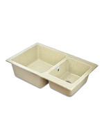 Мойка SANTREK AQUA PRO BOXY SA-B780K 2 чаши 780*510 мм (песок-302) (без сифона)