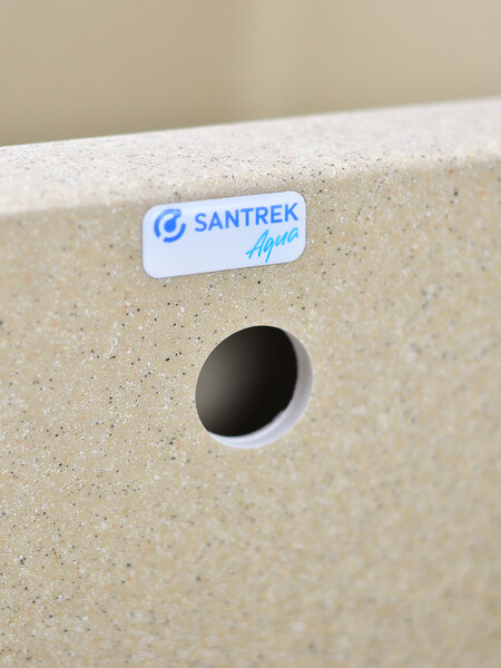 Мойка SANTREK AQUA PRO BOXY SA-B780K 2 чаши 780*510 мм (песок-302) (без сифона)