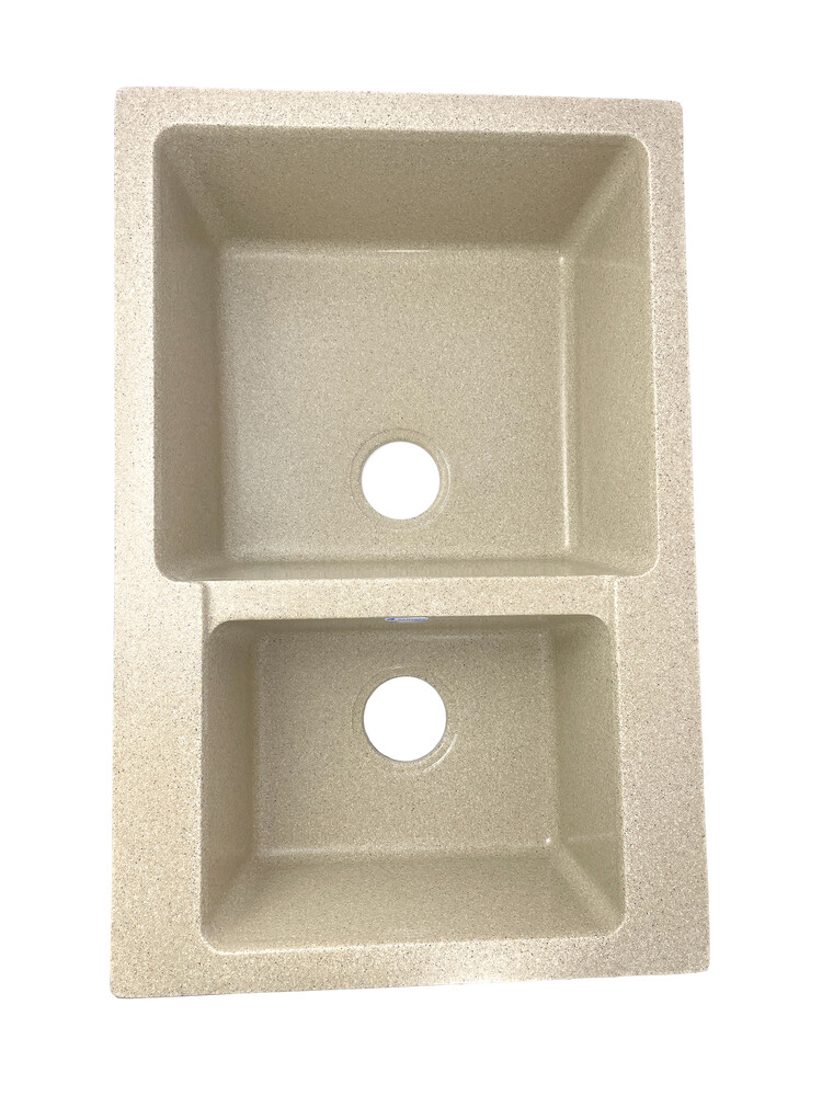 Мойка SANTREK AQUA PRO BOXY SA-B780K 2 чаши 780*510 мм (песок-302) (без сифона)