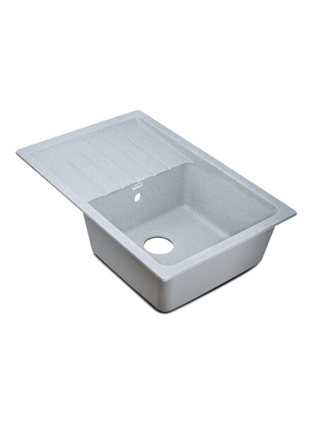 Мойка SANTREK AQUA PRO BOXY SA-B760L чаша+крыло 760*500 мм (серый-310) (+сифон)