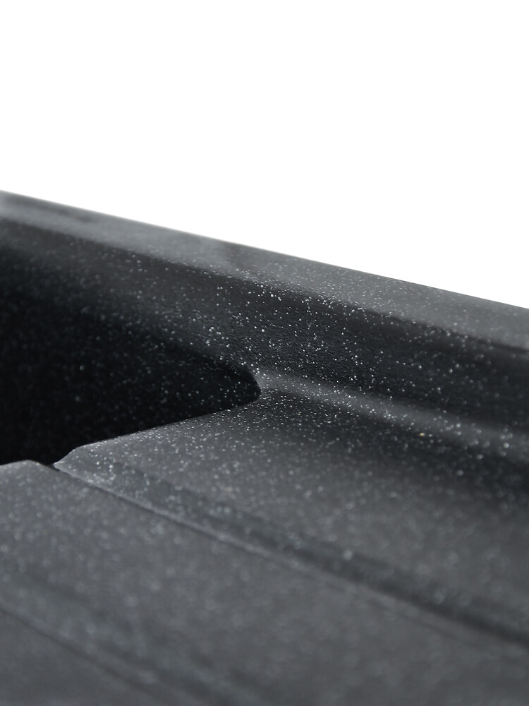 Мойка SANTREK AQUA PRO BOXY SA-B760L чаша+крыло 760*500 мм (черный-308) (+сифон)