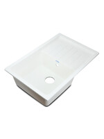 Мойка SANTREK AQUA PRO BOXY SA-B760L чаша+крыло 760*500 мм (иней-321) (+сифон)