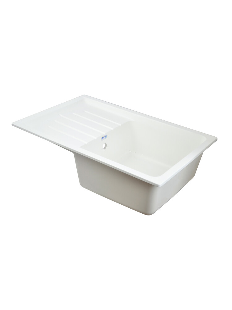 Мойка SANTREK AQUA PRO BOXY SA-B760L чаша+крыло 760*500 мм (иней-321) (+сифон)