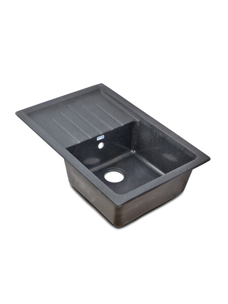 Мойка SANTREK AQUA PRO BOXY SA-B760L чаша+крыло 760*500 мм (графит-309) (+сифон)
