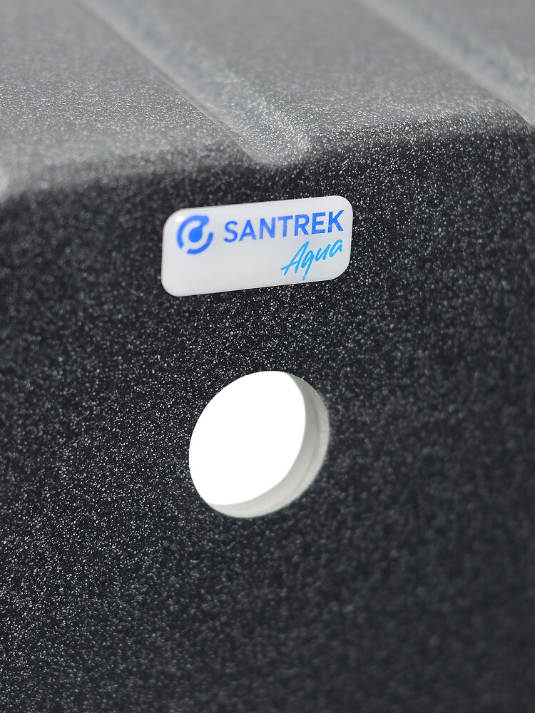 Мойка SANTREK AQUA PRO BOXY SA-B760L чаша+крыло 760*500 мм (графит-309) (+сифон)