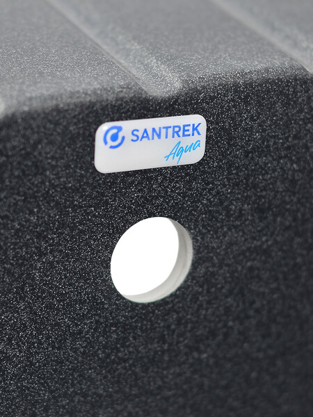 Мойка SANTREK AQUA PRO BOXY SA-B760L чаша+крыло 760*500 мм (графит-309) (+сифон)