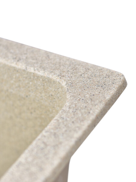 Мойка SANTREK AQUA PRO BOXY SA-B760L чаша+крыло 760*500 мм (песок-302) (+сифон)