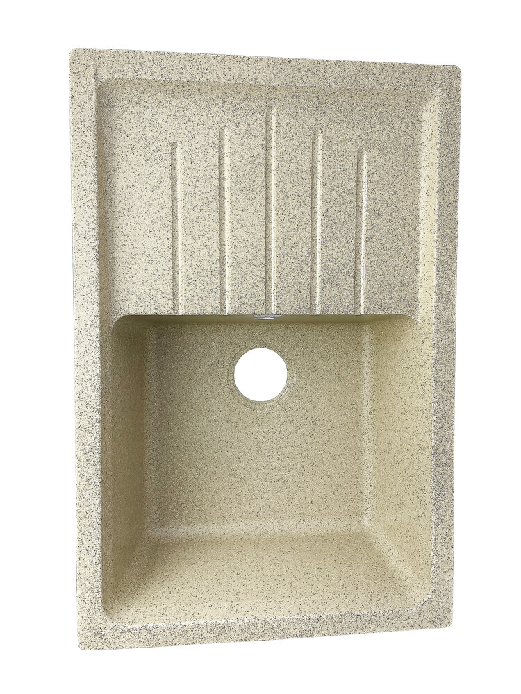 Мойка SANTREK AQUA PRO BOXY SA-B760L чаша+крыло 760*500 мм (песок-302) (+сифон)