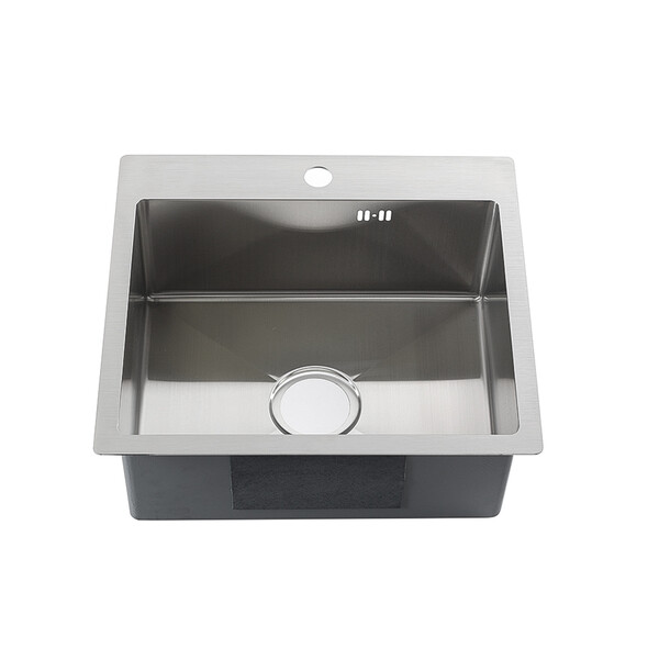 Мойка нерж врезная 500х450х200 т 3,0 САТИН R5045H (+ сифон) AISI 304 MLN БЕЗ КОЛЛАНДЕРА