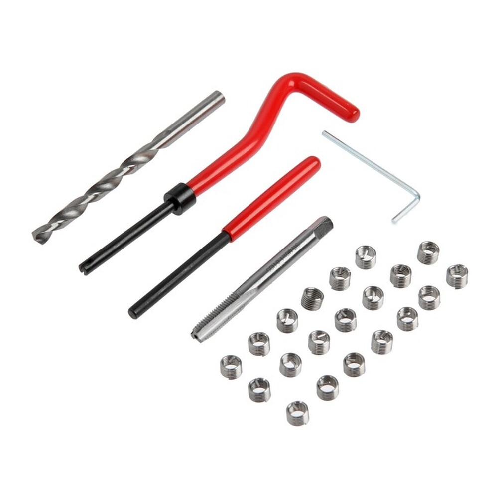 Набор для восстановления резьбы ТУНДРА, М6х1, 25 предметов   9313577