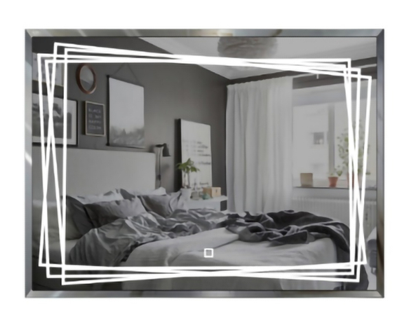 Зеркало SANTREK HOME с LED подсветкой "АВРОРА " 800х600мм