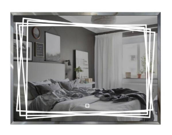 Зеркало SANTREK HOME с LED подсветкой "АВРОРА " 800х600мм