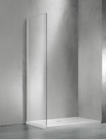 Боковая часть душ. ограждения SANTREK AQUA Evo- SP-1000-C-Chrome 1000*1950 стекло Прозр. 8мм, профиль Хром