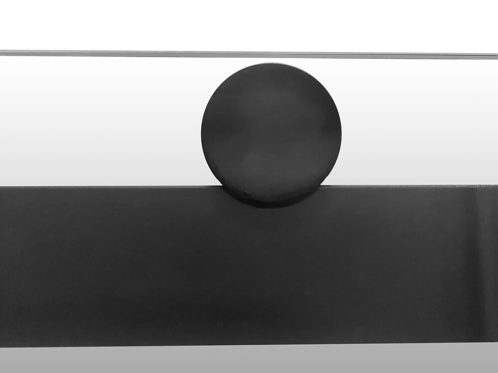 Душевое ограждение SANTREK AQUA Evo-DF-1100-C-Matt Black 1100*1950 Прямое, стекло Прозр. 8мм, профиль Чёрный