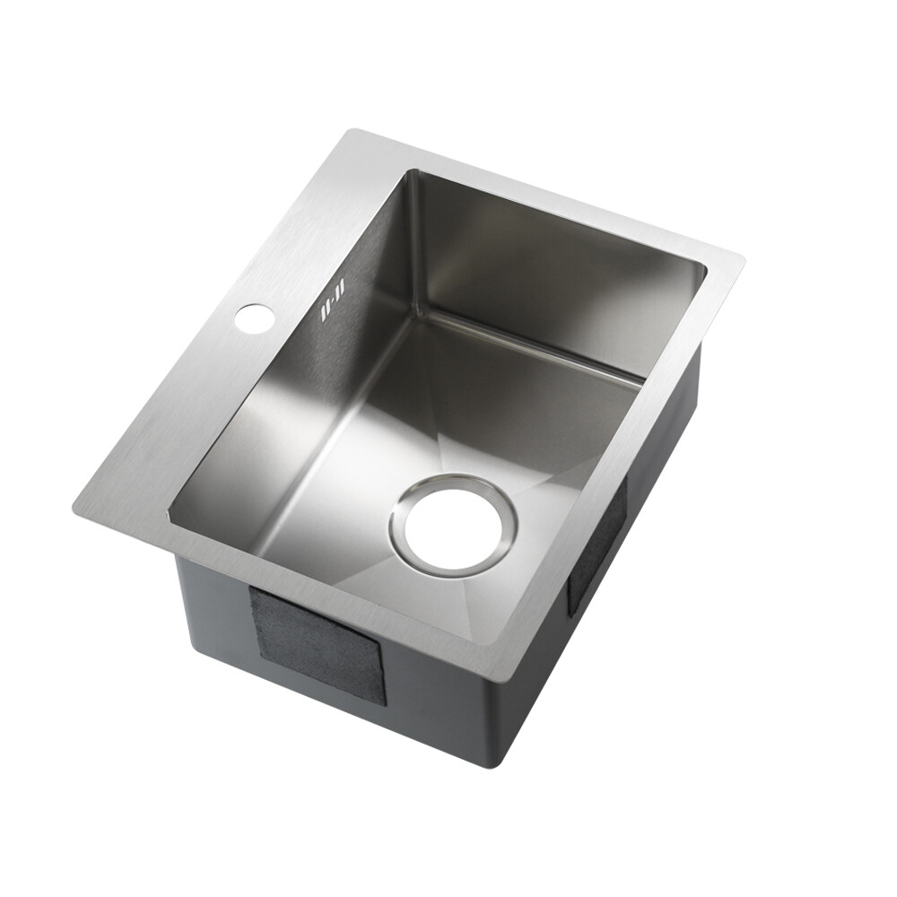 Мойка нерж врезная 500х400х200 т 3,0 САТИН R5040H подстольный монтаж (+ сифон )  AISI 304 MLN