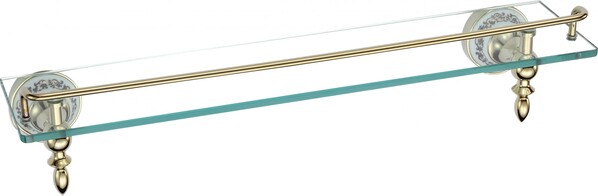S-006891B (Полка стек.  60см/золотой) SAVOL ***