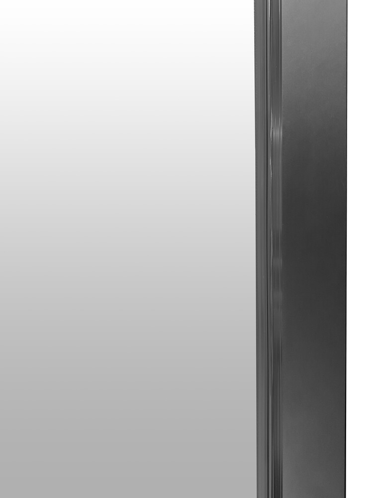 Душевое ограждение SANTREK AQUA Time- DF-DP-1000-C-Matt Black 1000*1950 Прямое стекло Прозр 6 мм, профиль Черный