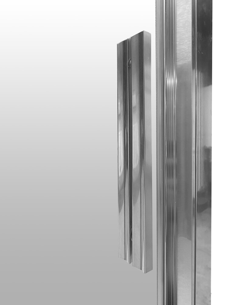 Душевое ограждение SANTREK AQUA Time- DF-1200-C-Chrome 1200*1950 Прямое стекло Прозр 6 мм, профиль Хром