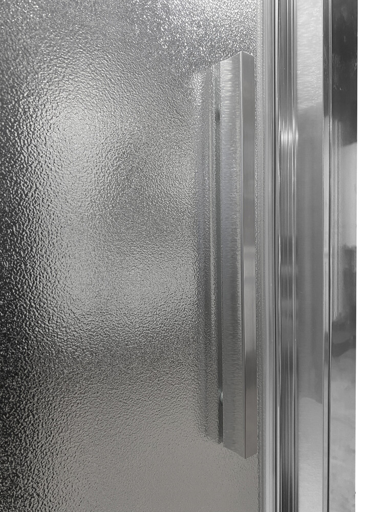 Душевое ограждение SANTREK AQUA Time- DF-1300-G-Chrome 1300*1950 Прямое стекло Грейп 6 мм, профиль Хром  