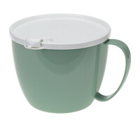 Кружка для супа 0,7 л с крышкой Фисташковый("М-пластика") (М 1214)