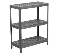 Полка АРМАДА (3секции) Графитовый (М 2700)