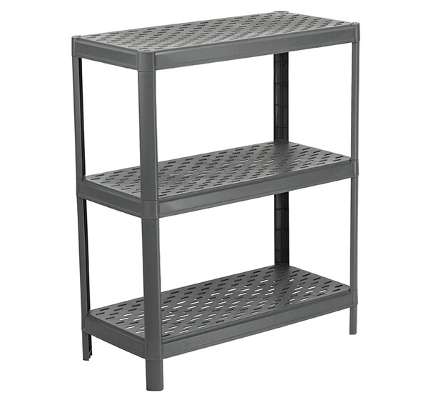 Полка АРМАДА (3секции) Графитовый (М 2700)