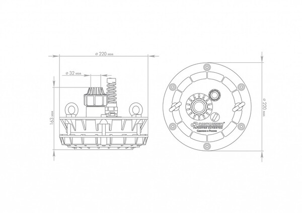 Оголовок скважинный ДЖИЛЕКС пластиковый ОСП 110-133/32 "ХИТ" 6301