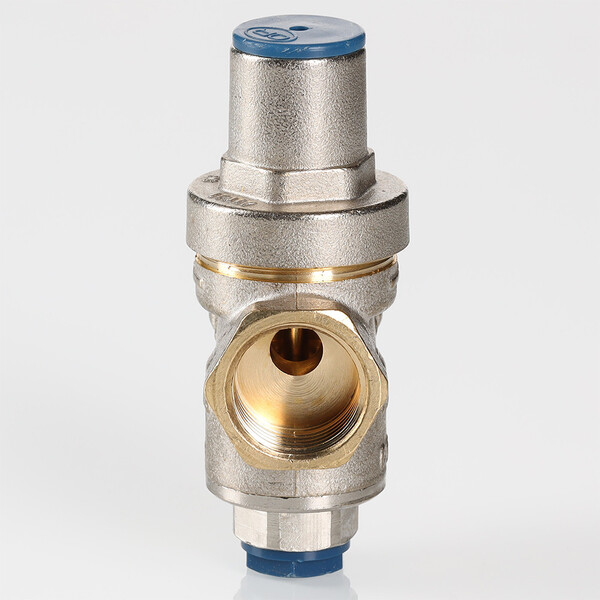 Редуктор давления поршневой SABO PN16, от 1 до 5,5 бара, 1/2" c выходом для подключения манометра, никель (аналог VT.088.N.0455SM) OR.232.N.04SM