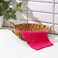 Салфетка универсальная Доляна, 220 гр, 30×30 см, микрофибра, c оверлоком 9247622 РАСПРОДАЖА
