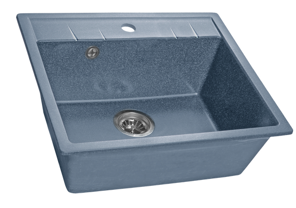 Мойка SANTREK AQUA PRO SQUARE SA-S561 1 чаша 560*500 мм (графит-309) (+сифон)