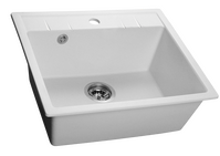 Мойка SANTREK AQUA PRO SQUARE SA-S561 1 чаша 560*500 мм (иней-321) (+сифон)