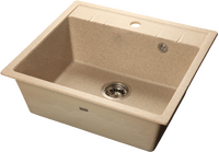 Мойка SANTREK AQUA PRO SQUARE SA-S561 1 чаша 560*500 мм (песок-302) (+сифон)