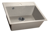 Мойка SANTREK AQUA PRO SQUARE SA-S561 1 чаша 560*500 мм (серый-310) (+сифон)