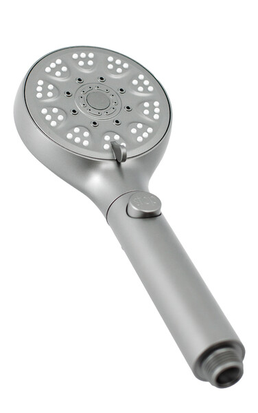 Лейка  SANTREK AQUA MS-6207 пакет (серый) 6-ти режимная d=100мм L=270мм