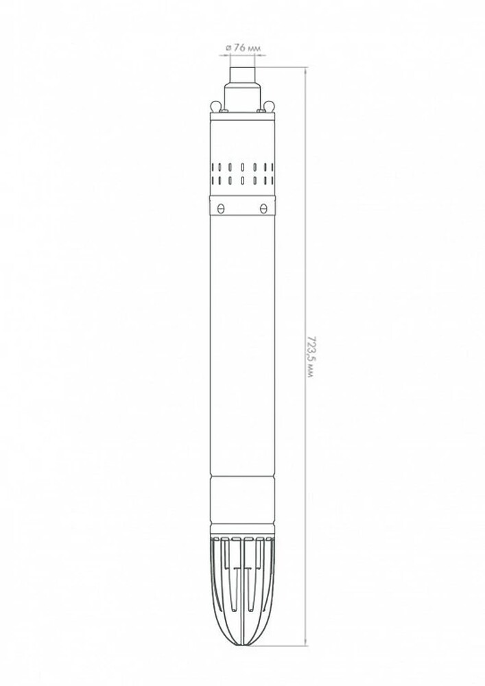Насос погружной ДЖИЛЕКС «ВИНТОВИК» 35/80 (750 Вт, 35 л/мин, выс.подъема 80м, кабель 20м) "ХИТ" 5700
