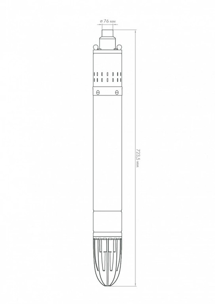 Насос погружной ДЖИЛЕКС «ВИНТОВИК» 35/110 (1200 Вт, 35 л/мин, выс.подъема 110м, кабель 30м) "ХИТ" 5702