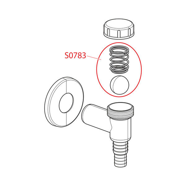 Сифон для стиральной машины наружный APS2 (AG210311200) белый ALCA  НОВИНКА!!!