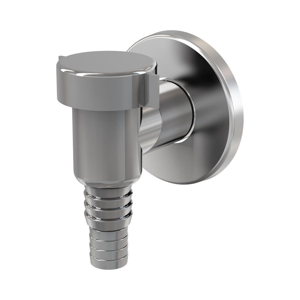 Сифон для стиральной машины наружный APS1 (AG210311100) хром ALCA  