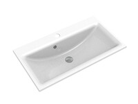 Мебельный умывальник SANTREK AQUA Sink 800 без бортика с отверстием под смеситель 800*450*160 (РВ_800)