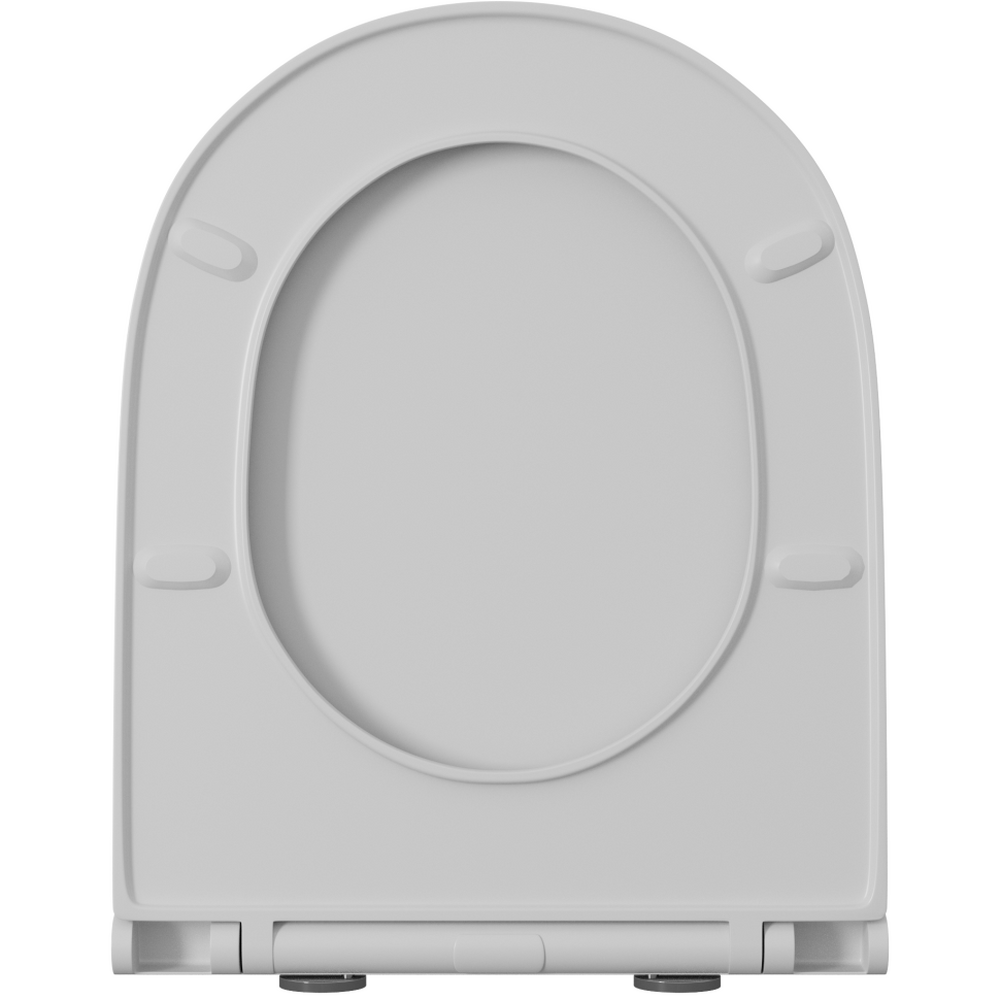 Унитаз подвесной безободковый D&K Matrix DT1396516, 490*370*360мм, сиденье микролифт, белый,   смыв "Торнадо"