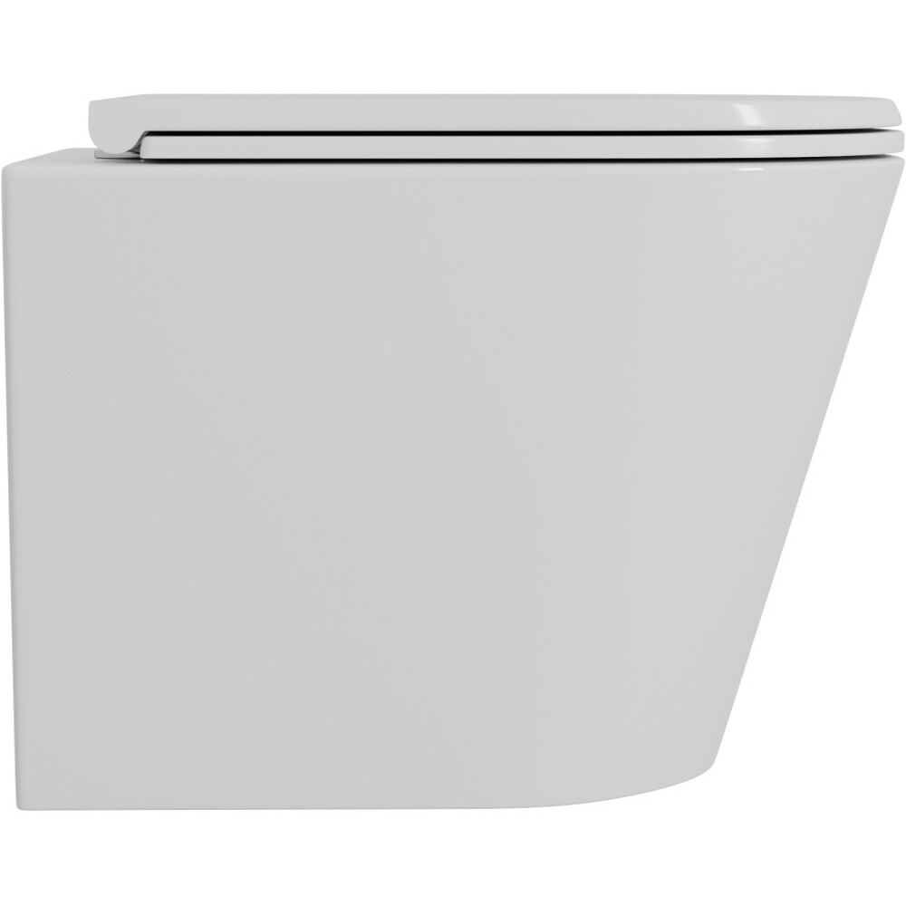 Унитаз подвесной безободковый D&K Venice DT1026516, 515*355*365мм, сиденье микролифт, белый,   смыв "Торнадо"