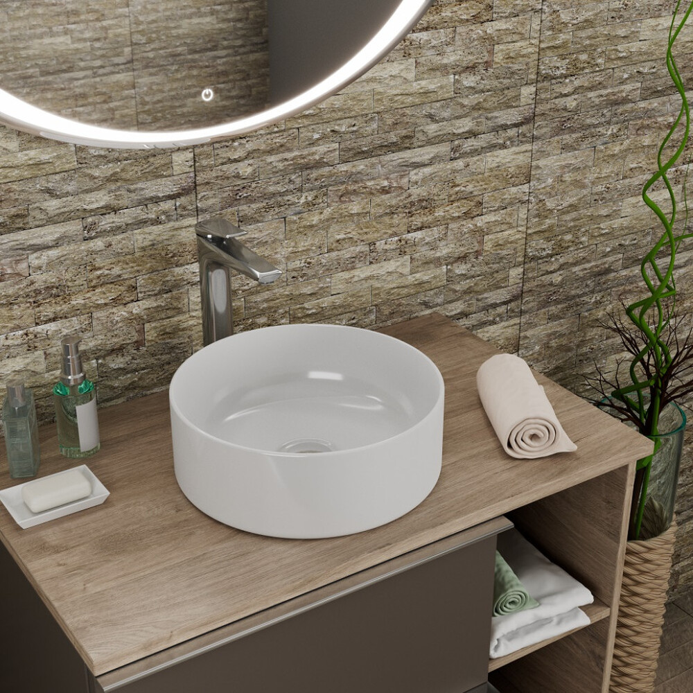  Раковина накладная DK Matrix DT1391516, 355*355*120мм, белый