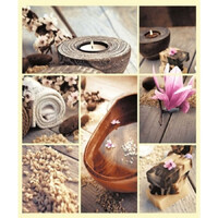 Штора д/ван "ZALEL" ФОТОПРИНТ 180х180 SWC-90-29 с кольцами