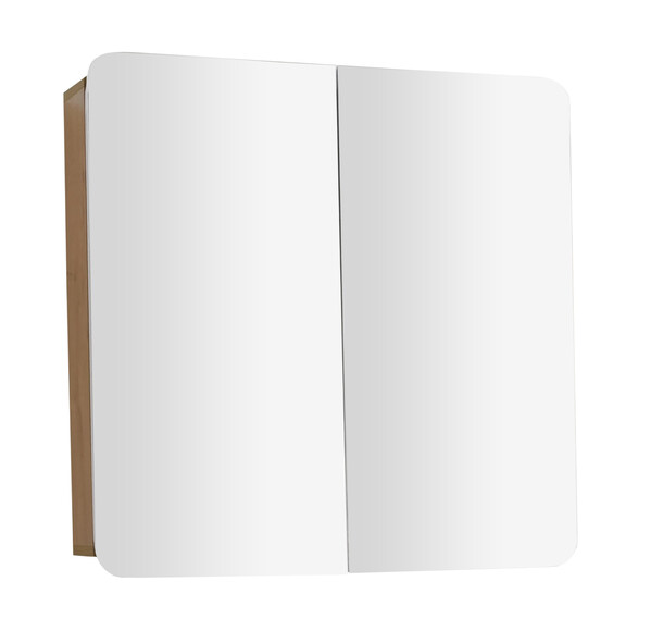 Зеркало-шкаф SANTREK HOME "Ариель-80" (Дуб бунратти) 2 двери 800*750*160